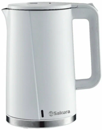 SAKURA чайник электрический 1,7л цв.белый SA-2174W